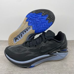 Nike Air Zoom GT Cut 2 Basketball Shoes Black/Blue DJ6015-002 Men's Size 7.5
